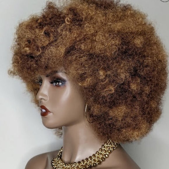 AMARA LA WIG-SUPER SOFT GLUE-LESS FIBER AFRO WIG, GREAT FOR COSPLAYS, DRAG QUEEN - Picture 4 of 4